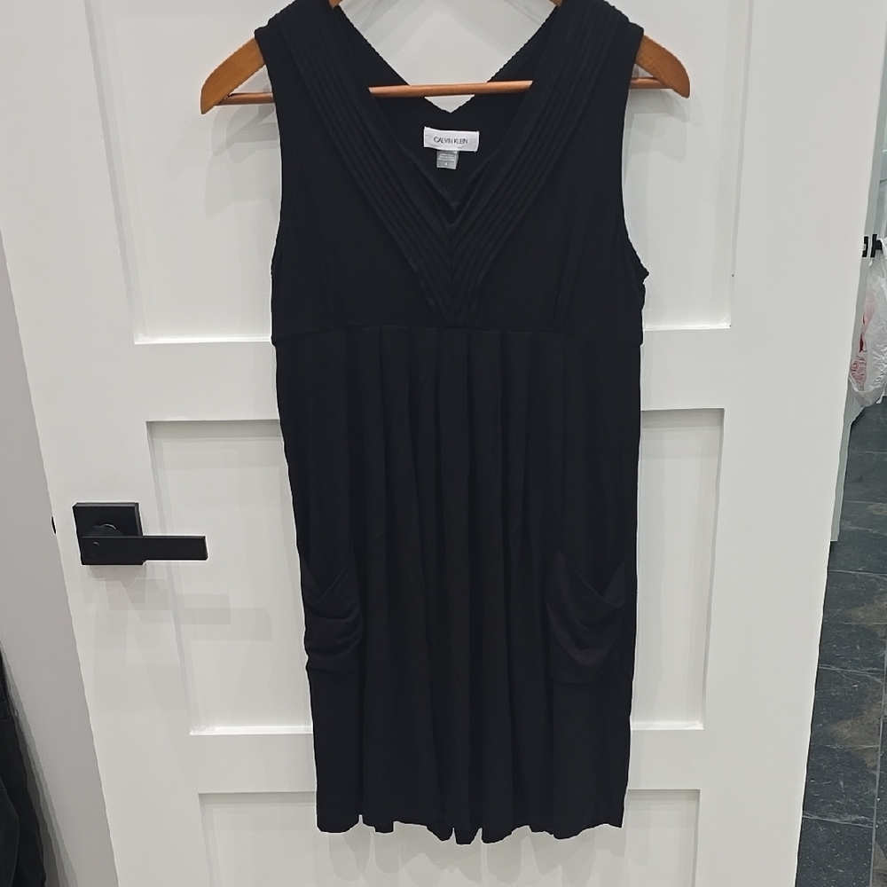 Calvin Klein Black Sleeveless Dress